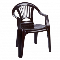 Кресло пластиковое Луч арт.101053-Ш (шоколадный)