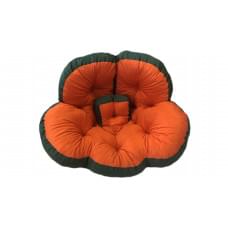 Кресло -трансформер Цветок арт.9с0040тр-МТ002ОЗ, оранжевый, зеленый