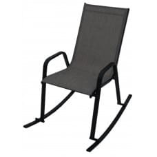 Кресло -качалка Сан-Ремо арт.D466-МТ003 черный темно-серый,