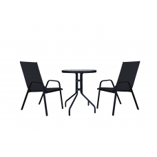 Набор мебели Сан-Ремо мини  арт.ZRC032, WR1215-МТ003 черный,  "Garden story"