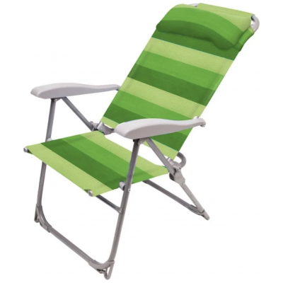 Кресло -шезлонг Ника К2 арт.К2/З серый зеленый, без м/э
