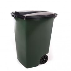 Контейнер для мусора 120л (в уп. 10шт) (темно-зеленый) арт.КМ/120-МТ005