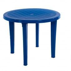 Стол пластиковый  арт.СП1-МТ016 круглый (синий)