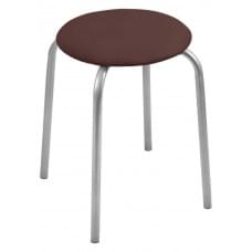 Табурет  Классика-2 арт.ТК02/К (круглое сиденье), коричневый
