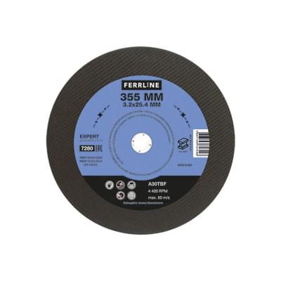 Отрезной диск по металлу FerrLine EXPERT 355 Х 3,2 Х 25,4 ММ A30TBF