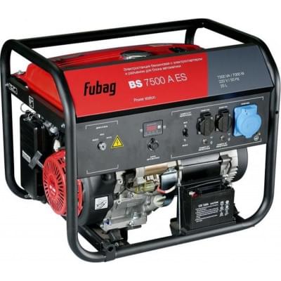 Бензиновый генератор Fubag с электростартером и коннектором автоматики BS 7500 A ES
