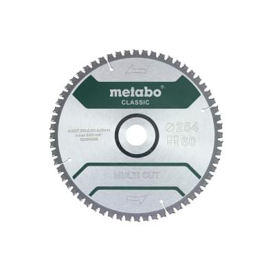 Диск пильный Multi Cut Classic (254x30 мм; 60Z; FZ/TZ 5neg) Metabo