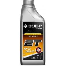 ЗУБР EXTRA 2Т-П полусинтетическое масло для 2-тактных двигателей, 1 л